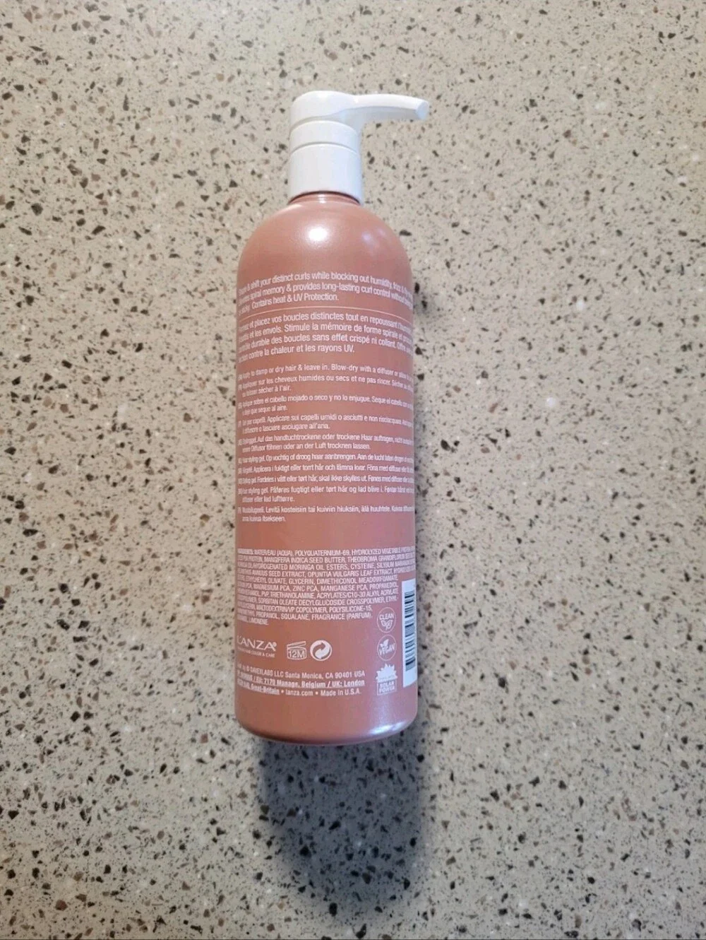 1 Lanza Healing Curls Curl Flex Memory Gel 25.4 oz Vegan Butter Complex